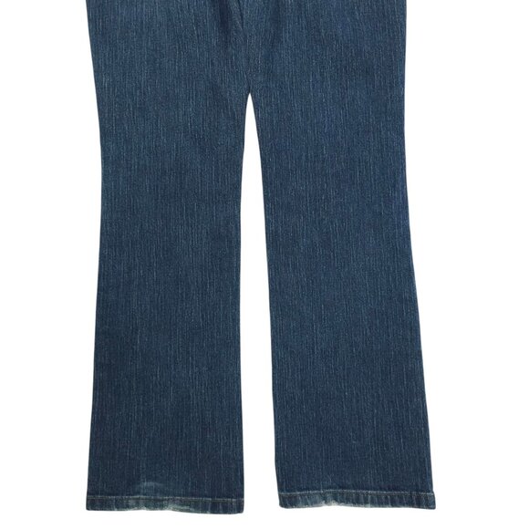 DKNY Jeans Boot Cut Womens Size 10 Mid Rise Medium Wash Denim Flap Pockets - Picture 12 of 15